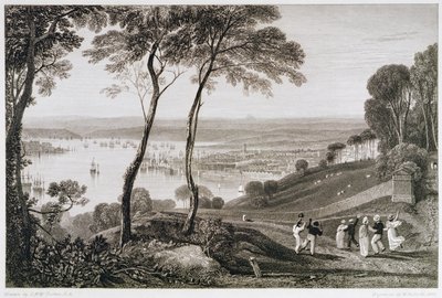 Plymouth Dock from Mount Edgecombe, from 